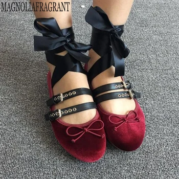 

Spring large size new fashion women's shoes Solid female flat shoes straps princess shoes female ballet