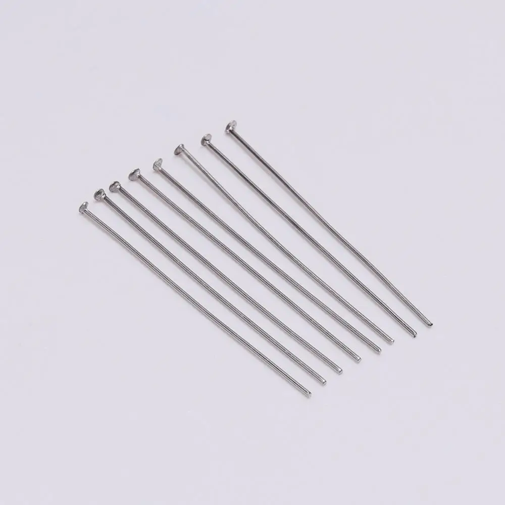 Office Product 100pc Stainless Steel Head Pins 30mm 22 Gauge Jewelry Findings