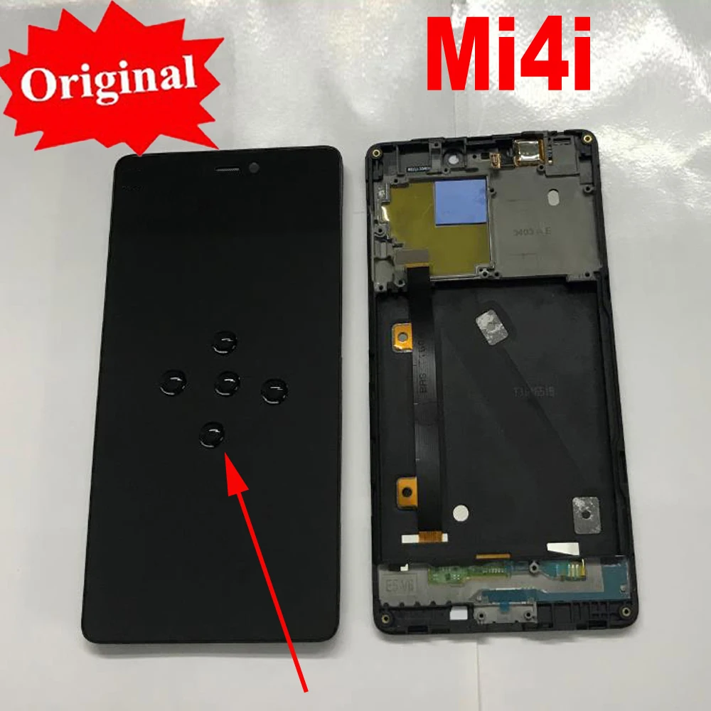 

Original New High Quality LCD Display Touch Screen Digitizer Assembly with Frame For Xiaomi MI 4I Mi4i M4I Phone Panel Parts