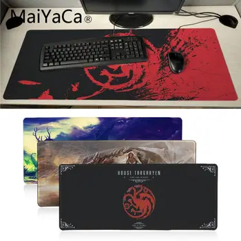 

Maiyaca Game of Thrones logo Anti-Slip Computermats Gaming Mouse Pad Gamer Gaming Mouse pad Anime Mousepad mat Speed Version