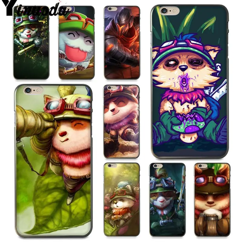 

Yinuoda League of Legends Teemo Brilliant Phone Case for iPhone X 8 7 6 6S Plus X 5 5S SE XR XS XSMAX11 11pro 11promax