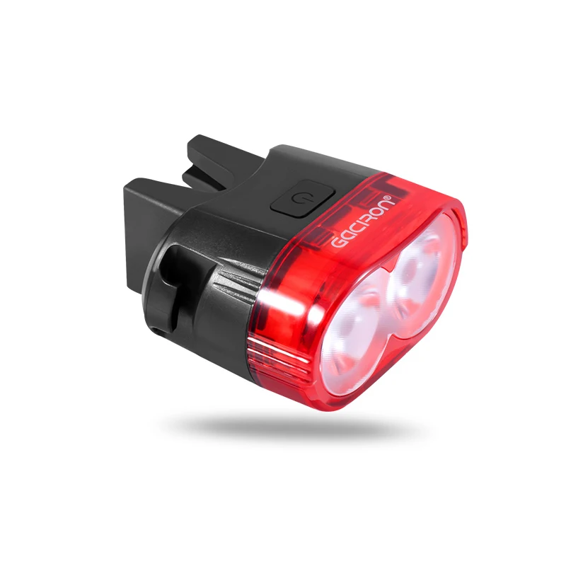 Gaciron W09-B, умный велосипедный светильник, задний тормозной светильник, Предупреждение, 60 Лум, USB, перезаряжаемый, IPX6, водонепроницаемый, задний фонарь, велосипедный - Цвет: W09-B With Aero post