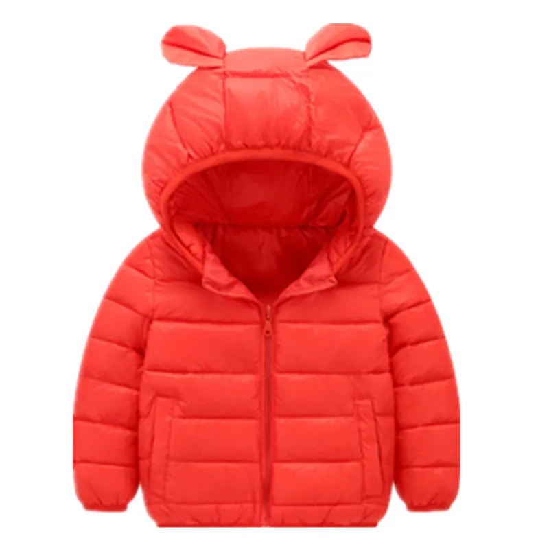 Весеннее Детское пальто, Осенняя детская куртка, верхняя одежда для мальчиков и девочек, теплая детская верхняя одежда с капюшоном для малышей, пальто для мальчиков, одежда - Цвет: Orange