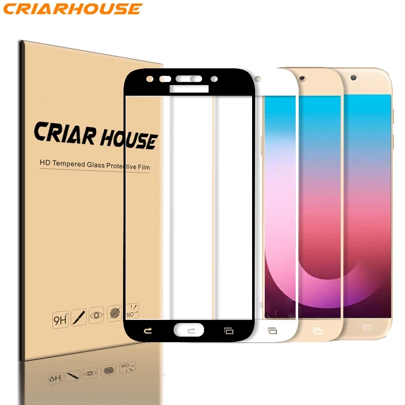 Защита экрана для Samsung Galaxy A8 A3 A5 2016 2017 J5 Prime / J7 S6 S7 J3 пленка с полным покрытием