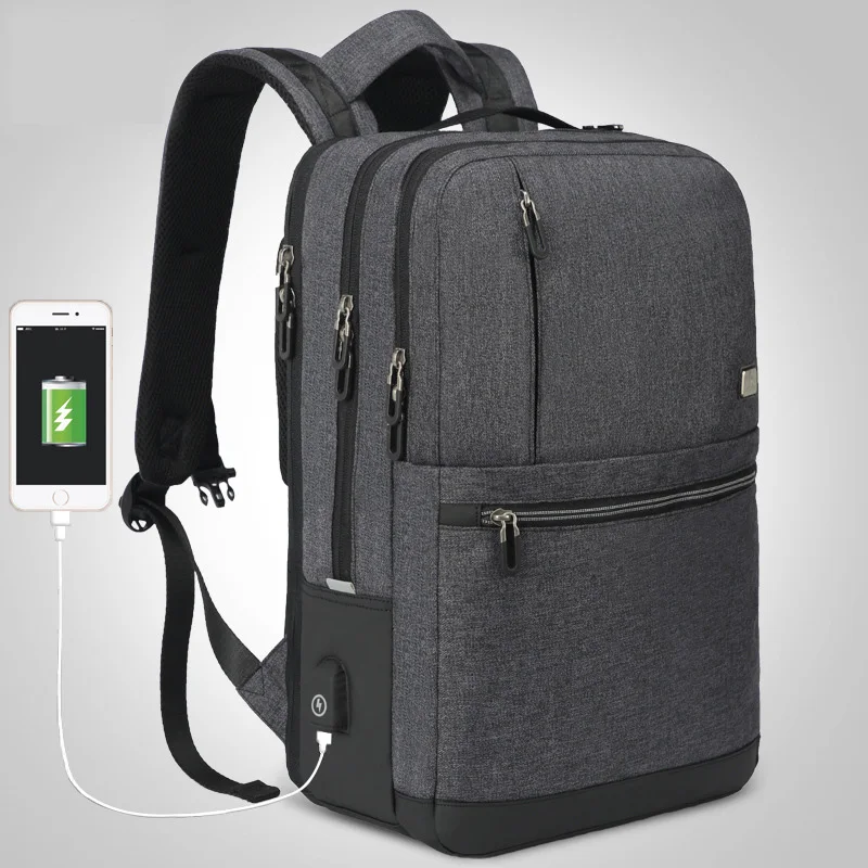

Business backpack male usb men's backpack multi-function computer bag large capacity leisure travel college student bag