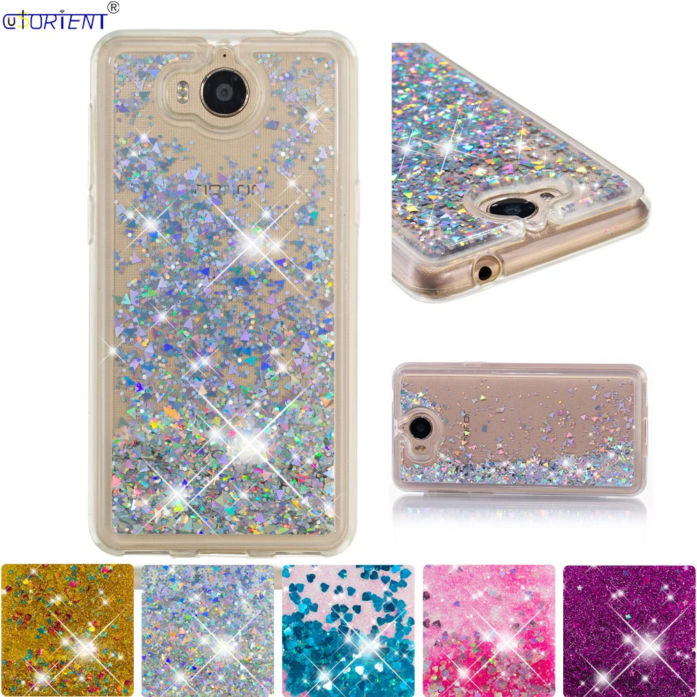 

For Huawei Y5 2017 Glitter Cover Y6 2017 Cute Case Nova Young MYA-U29 MYA-L22 MYA-L41 MYA-L11 Bling Phone Funda MYA U29 L22 L41