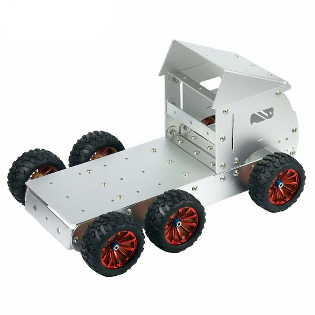 Car Tank Chassis Model Unassembled Kit DIY Bulldozer Tractor Forklift