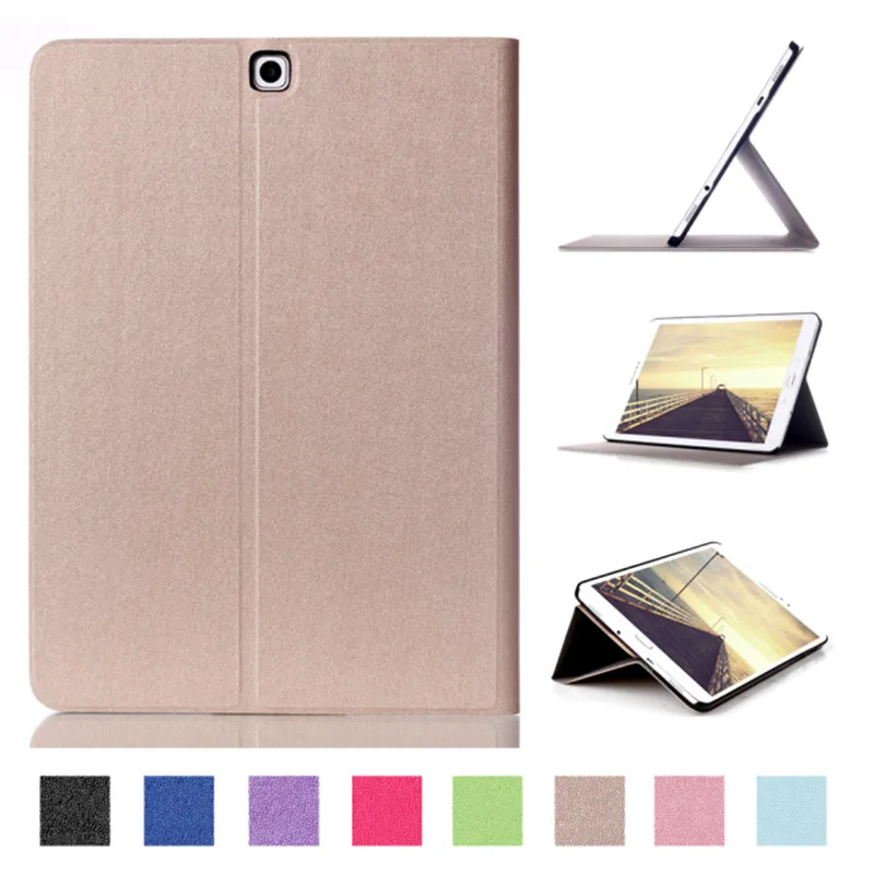 

Tab S 2 9.7 Smart Cover Case Touch Series Triple Folding Flip PU Leather Case For Samsung Galaxy Tab S2 9.7 T810 T815 Tablet PC