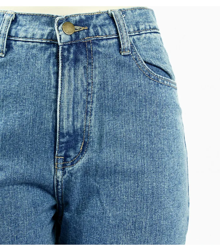 Свободные женские джинсы размера плюс с высокой талией, вымытый светильник, синие джинсы, Джинсы бойфренда для женщин