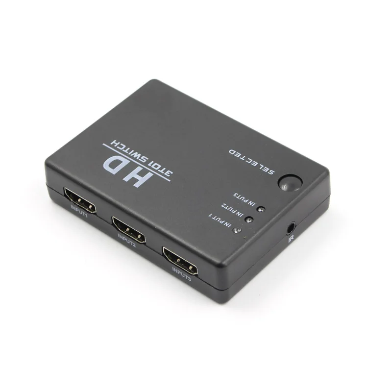 2018 Новый 3 Порты и разъёмы 1080 P Переключатель HDMI коммутатор Splitter концентратор + пульт дистанционного управления для PS3 HDTV много