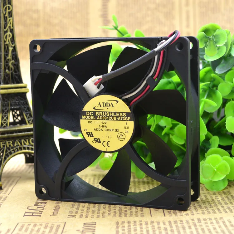 

ADDA 9025 12V 0.46A AD0912UB-A73GP 9CM/CM cooling fan 90x90x25mm