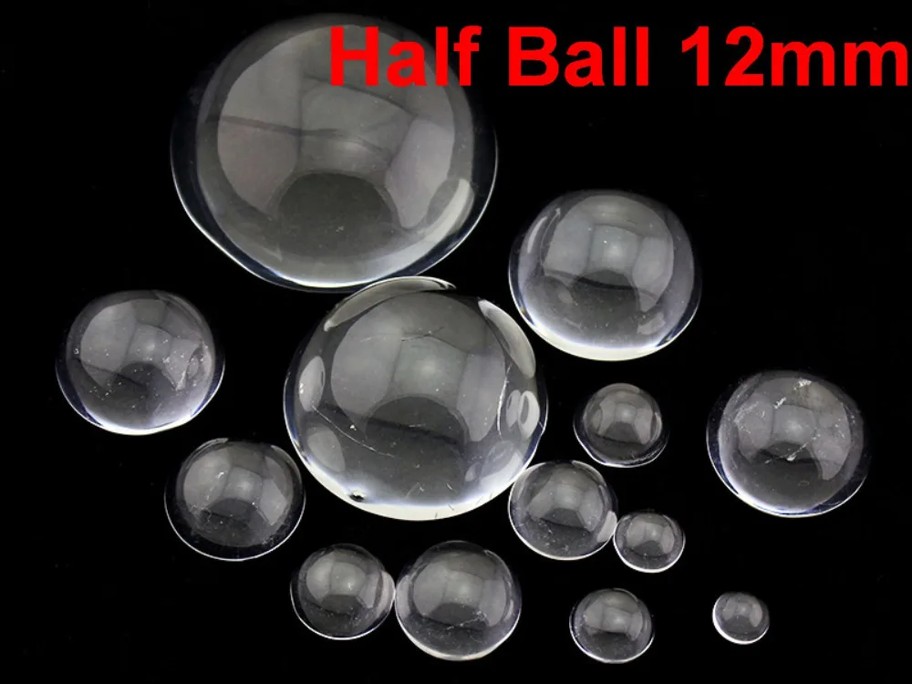 50 прозрачных плоских стеклянных полушаров кабошон 12 мм|ball valve full bore|ball sackball snake |