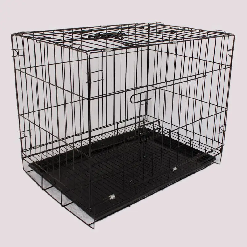 Bold Folding With Toilet Dog Cage Teddy Poodle Small And Medium Dog Cat Cage Rabbit Cage Pet Cage - Color: style 1