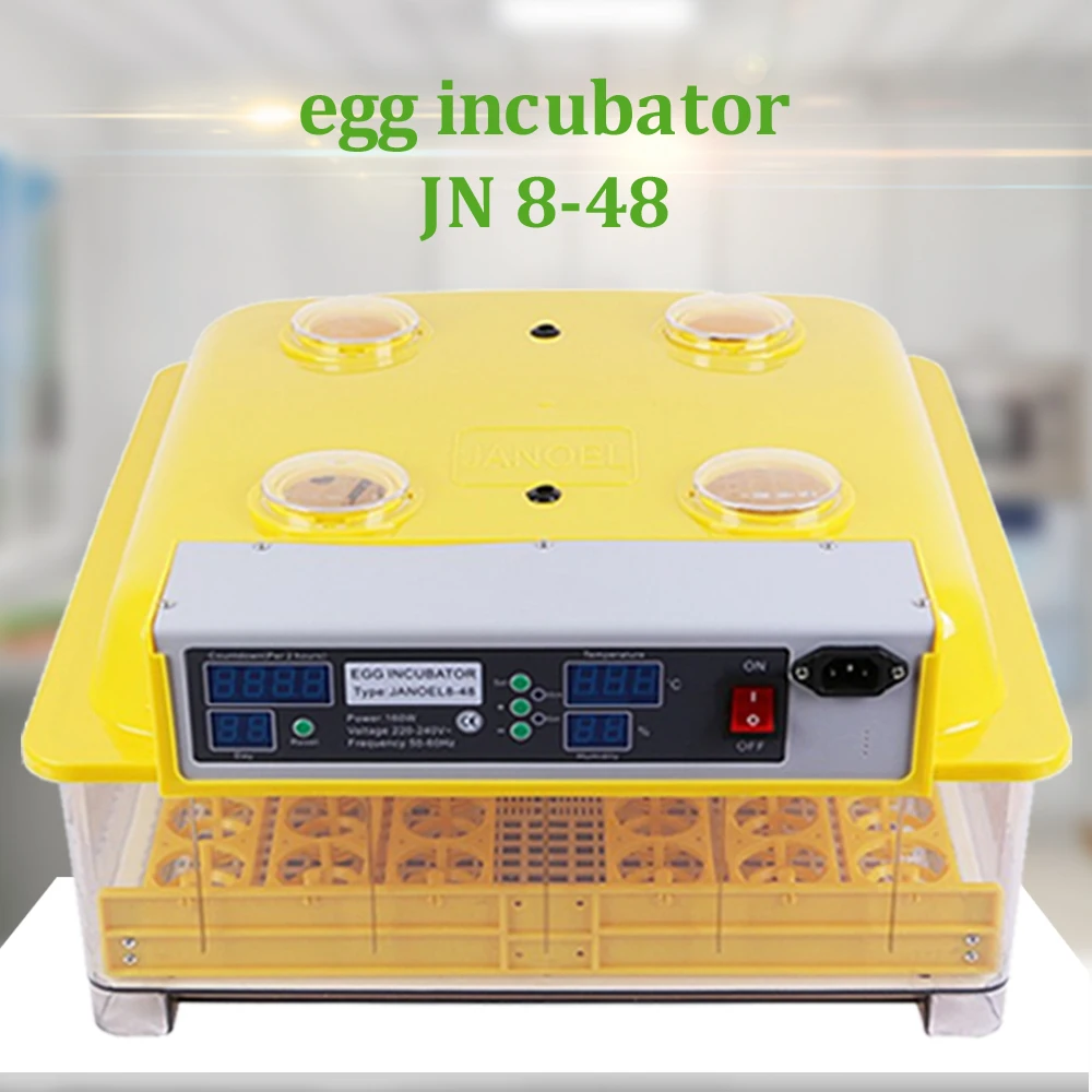 

48 Eggs household cheap egg incubator for sale Auto Hatchers Equipment with automatic temperature humidity control
