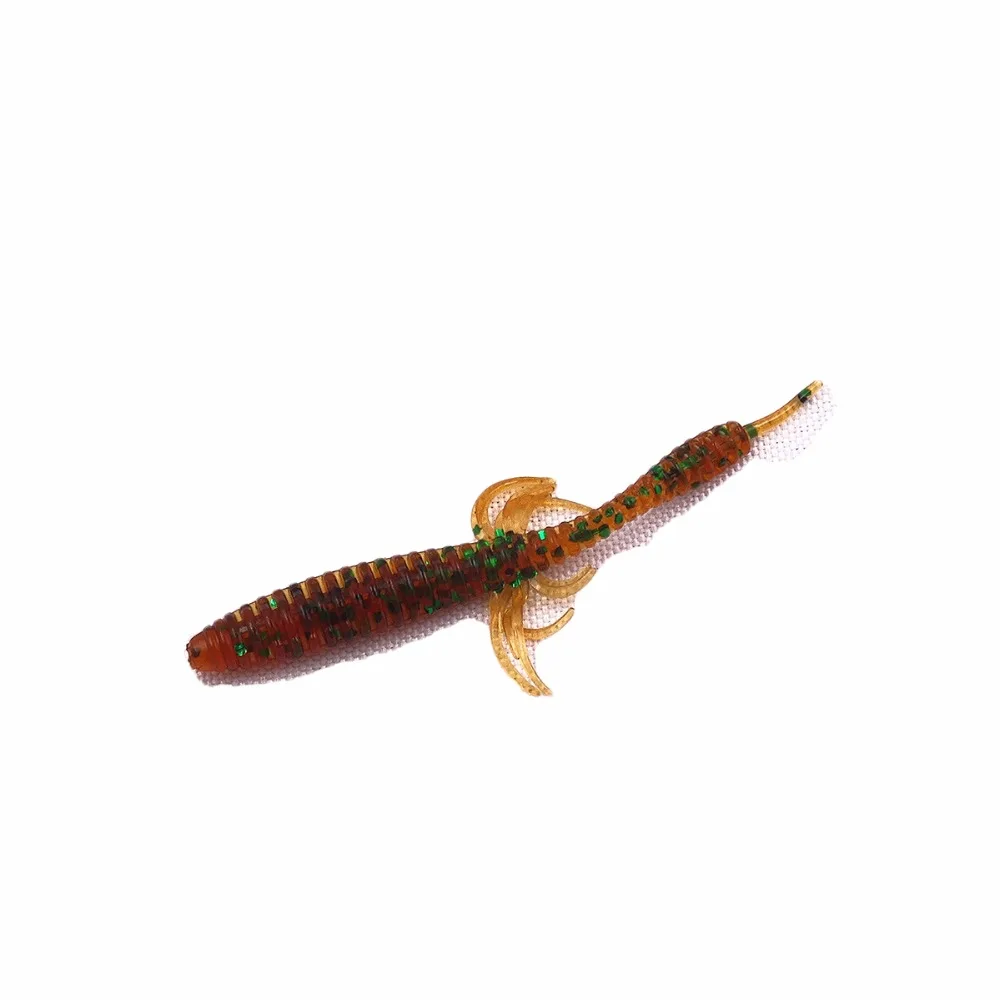 

Soft Fishing Lures 7.5cm 1.2g 8pcs 20colors Worm Shad Carp Fly Fishing Silicon Rubber Bait