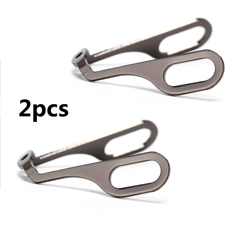 2pcs 1/2 предмета в комплекте Алюминий очки Носовые фиксирующие накладки наручный держатель заглушка рамы для Сталь очки солнцезащитные очки алюминиевая рама - Цвет: 2pcs