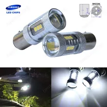 2x 566 P21/4W BAZ15d 7225 SAMSUNG 15w LED Sidelight Tail Reverse Stop Light DRL(CA313)