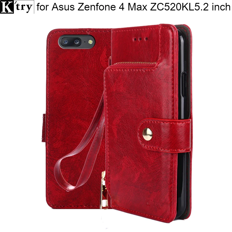 

For Asus Zenfone 4 Max ZC520KL Case Skin Pro Series Stand Leather Case for Asus Zenfone 4 Max ZC520KL - 5.2 inch