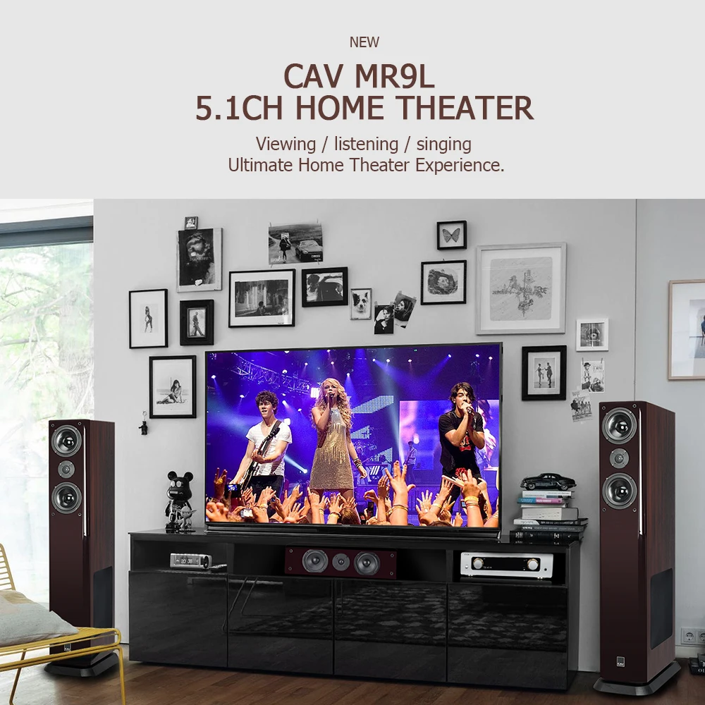 CAV MR9L Home Theater System 5.1 Channel DTS Surround Sound Dolby Digital Immersive 3D Stereo Speakers Home Theater 5.1 Sets CAV MR9L Home Theater System 5.1 Channel DTS Surround Sound Dolby Digital Immersive 3D Stereo Speakers Home Theater 5.1 Sets