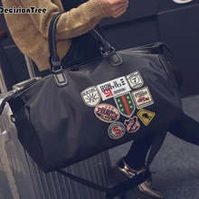 Вместительные портативные дорожные сумки для мужчин и женщин, сумки для багажа, новые дизайнерские сумки на плечо, повседневные милые дорожные сумки