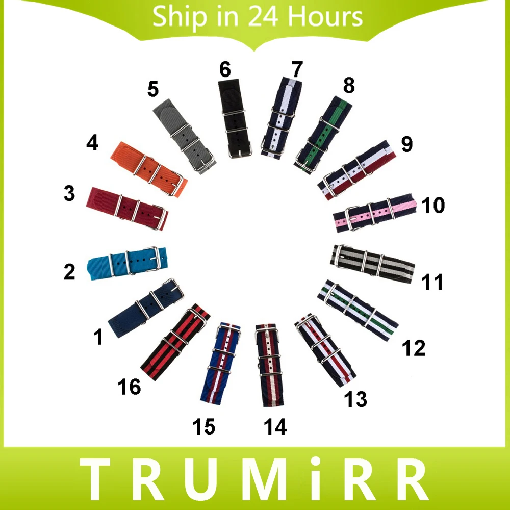 

20mm 22mm Nylon Watchband for IWC Watch Replacement Band NATO Army Fabric Strap Wrist Belt Bracelet Multi Color + Tool + Pins