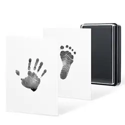 Новый 1 шт. для новорожденных Handprint след фоторамка комплект Нетоксическо чистое чернил Touch Pad