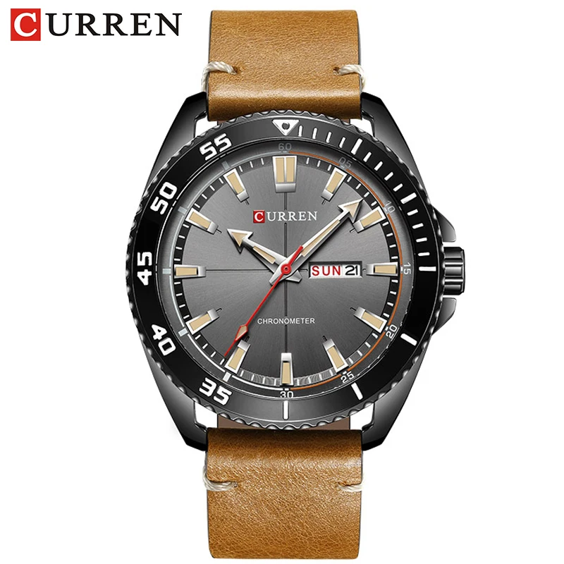 

Curren Men Watches Man Clock Top Brand Luxury Army Military Steampunk Sports Male Quartz-Watch Men Hodinky Relojes Hombre