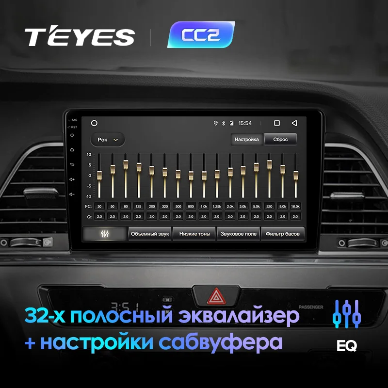 TEYES CC2 Штатная магнитола для Хендай Соната 7 Hyundai Sonata 7 LF Android 8.1, до 8-ЯДЕР, до 4+ 64ГБ 32EQ+ DSP 2DIN автомагнитола 2 DIN DVD GPS мультимедиа автомобиля головное устройство