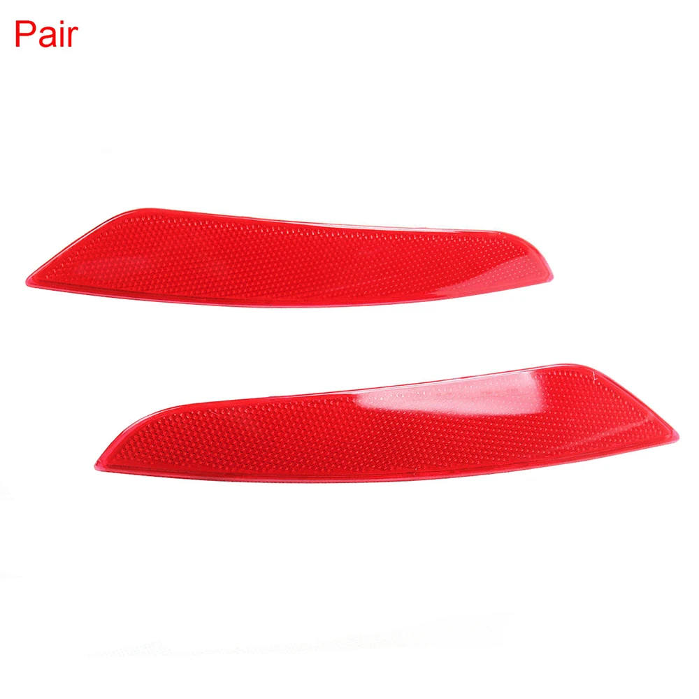 

Left Right Dark Red Rear Marker Bumper Trim Decoration Reflector Piece For VW Golf MK6 MKVI Hatchback 09-13 Don't Fit GTI & R20