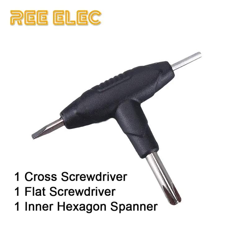 

REE ELEC 3 in 1 Cross Flat Screwdriver Hexagon Spanner Electronic Cigarette RDA RDTA Atomizer Box Mod Vape Accessories
