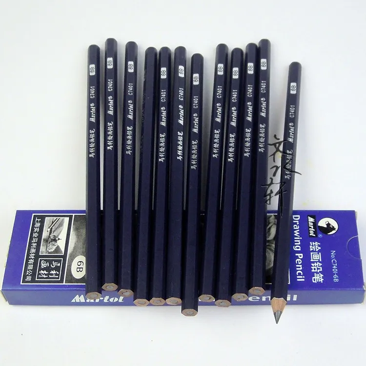 Marie's 12 Pcs Sketching Drawing Pencils with Box Set for Artists Students Kids  Art Supplies School Stationery - AliExpress