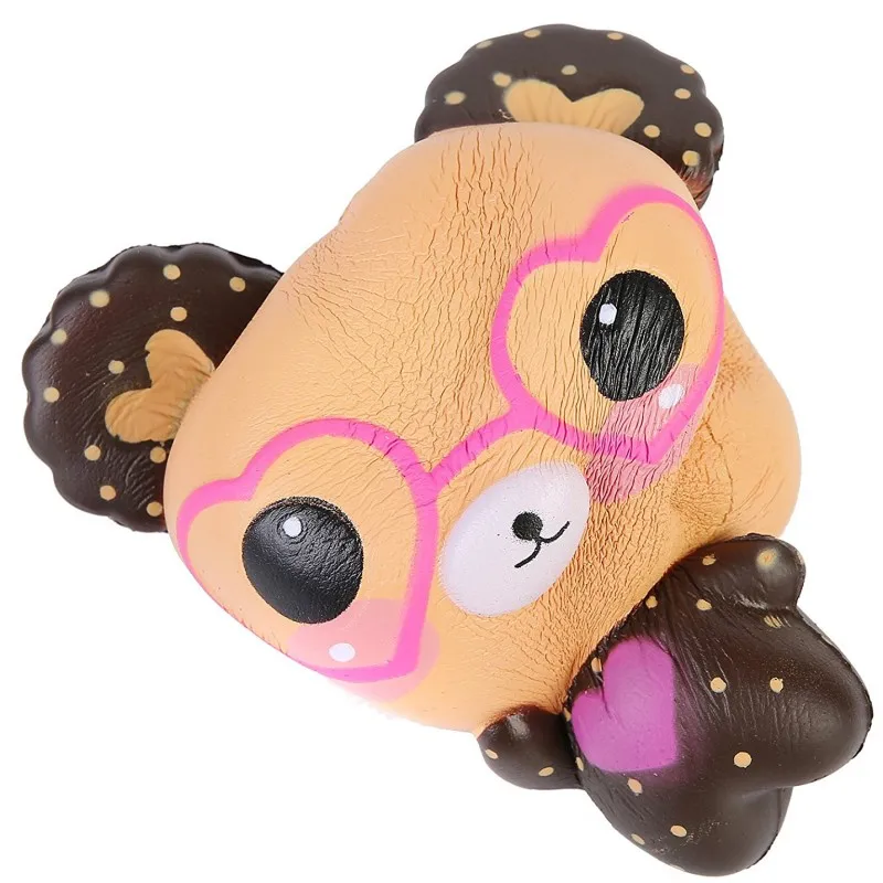 Медленно расправляющиеся мягкие игрушки jumbo Kawaii милые очки Медведь кремовый аромат для детские игрушки для вечеринок снятие стресса игрушка