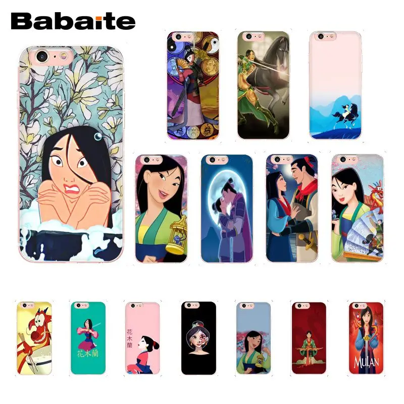 

Babaite Cartoon Mulan Moive Phone Case for iphone 11 Pro 11Pro Max X XS MAX 6 6S 7 7plus 8 8Plus 5 5S XR