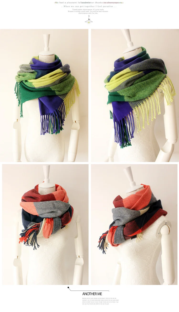 Sellworld женский зимний шарф для девочек длинный размер сетка лоскутный узор шарфы и палантины модные аксессуары