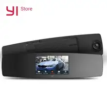 YI Mirror Dash Cam Dual Dashboard font b Camera b font Recorder Touch Screen Front Rear