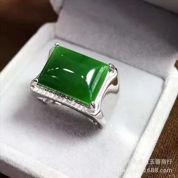 

2020 Sale Hot Sale Women Jasper Anel Feminino Manufacturers Wholesale And Hetian Ring 925 Inlaid Ice Man Swagger Easy Opening