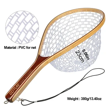 Awesome No1 Goture Fly Fishing Trout Landing Net Set Fishing Accessories cb5feb1b7314637725a2e7: Blue|Golden|Red 