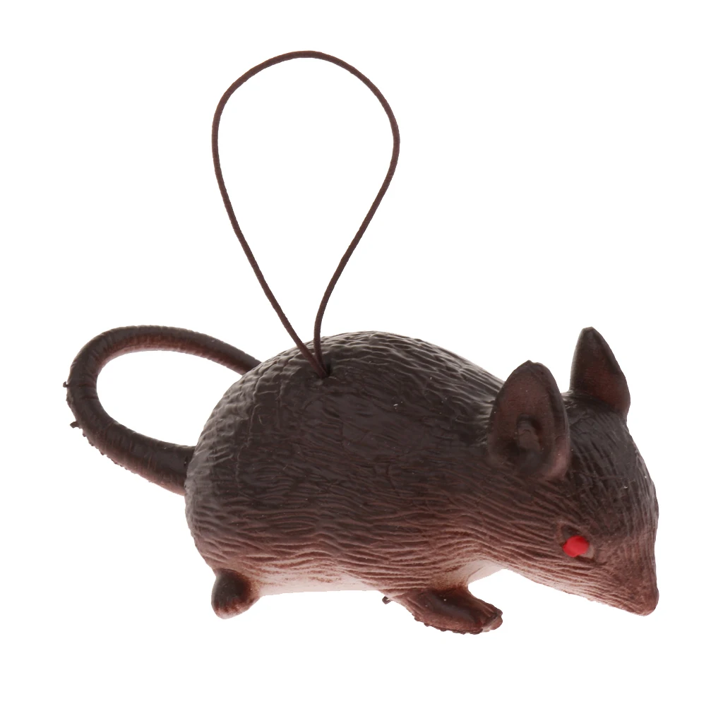 Mini Rubber Mouse Simulation Rat False Lifelike Mouse Model Toy Novelty Gag Toys Theme Party Decoration