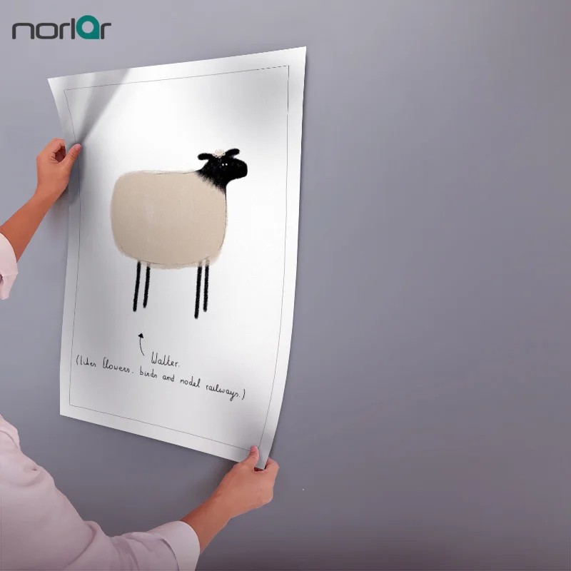

Canvas Painting Art Posters Prints Sheep Wall Art Kids Room Decor Minimalist Cartoon Cute Small Animal Print Canvas No Frame