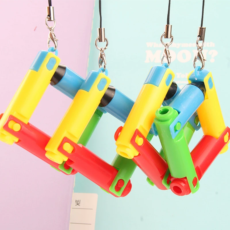 

4pcs/lot Creative Foldable Ballpoint Pens Wholesale Plastic Funny Ball Pen Can Make A Variety Of Shapes Stationery Writing Gift