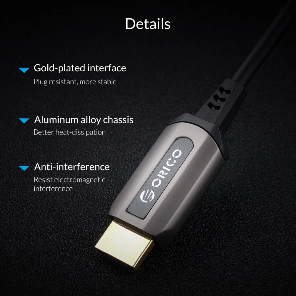 ORICO HDMI to HDMI Male to Male Fiber-optic Video