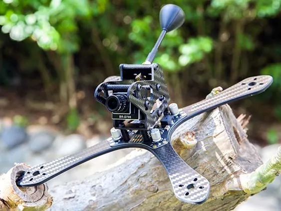 BeeRotor ThunderBolt 220 рама из углеродного волокна 6 &quotFPV гоночный Квадрокоптер Дрон с PDB