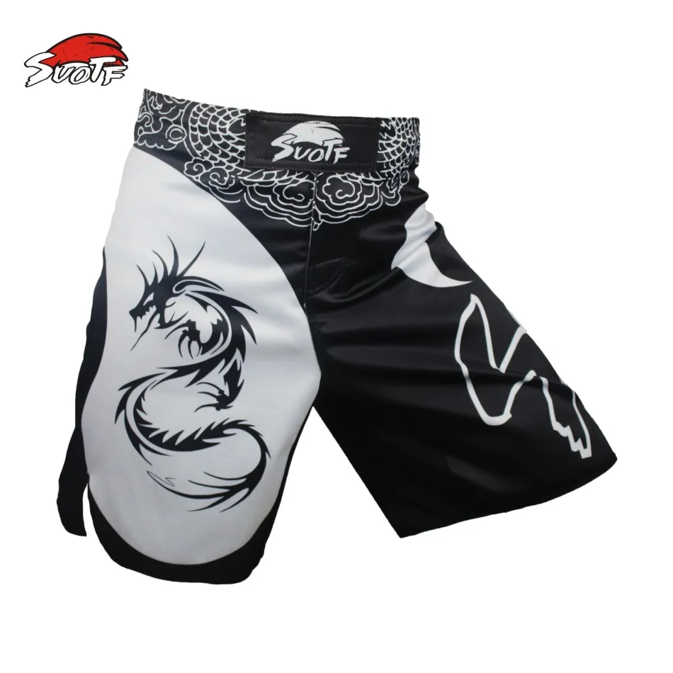 

SOTF Men's boxing pants Snake MMA BJJ Shorts Fight Grappling Short Polyester Kick Gel Boxing Muay Thai Pants thai boxing shorts