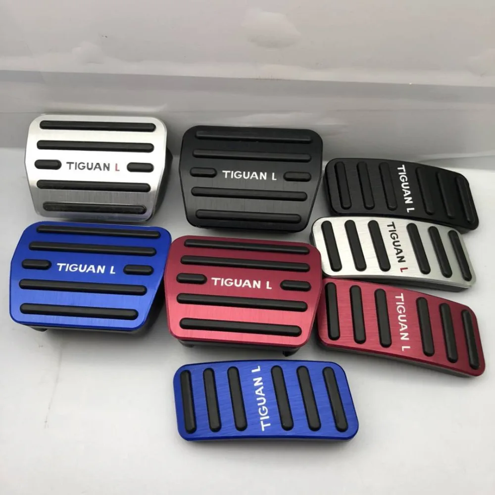 

Car Styling Foot Fuel Brake Pedal Clutch Pedals Cover For Tiguan L 2017 2018