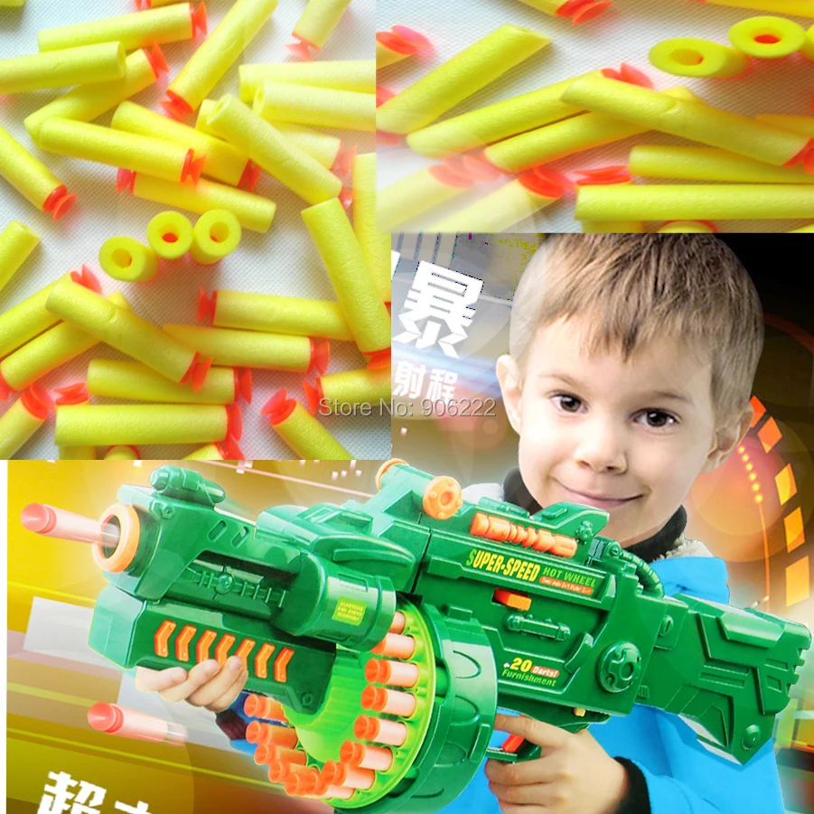 

100PCS Soft Bubble EVA Soft Bullet for Toy Guns