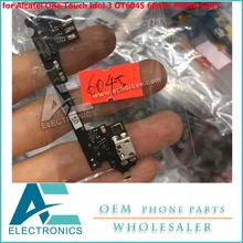 Для Alcatel One Touch Idol 3 OT6045 6045Y 6045 flex USB для порта зарядки платы Mic зарядки Шлейф аксессуар Связки