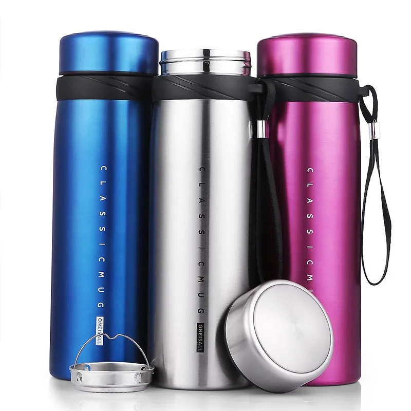 

650ml Stainless Steel Coffee Mug Water Bottle Thermos Vacuum Insulated Travel Cups Tumbler Coffee Mug Cup Water Bottles