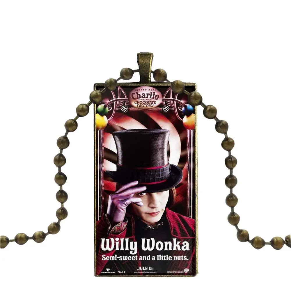 Женское Ожерелье чокер wonka с изображением шоколада и золотого бара модное