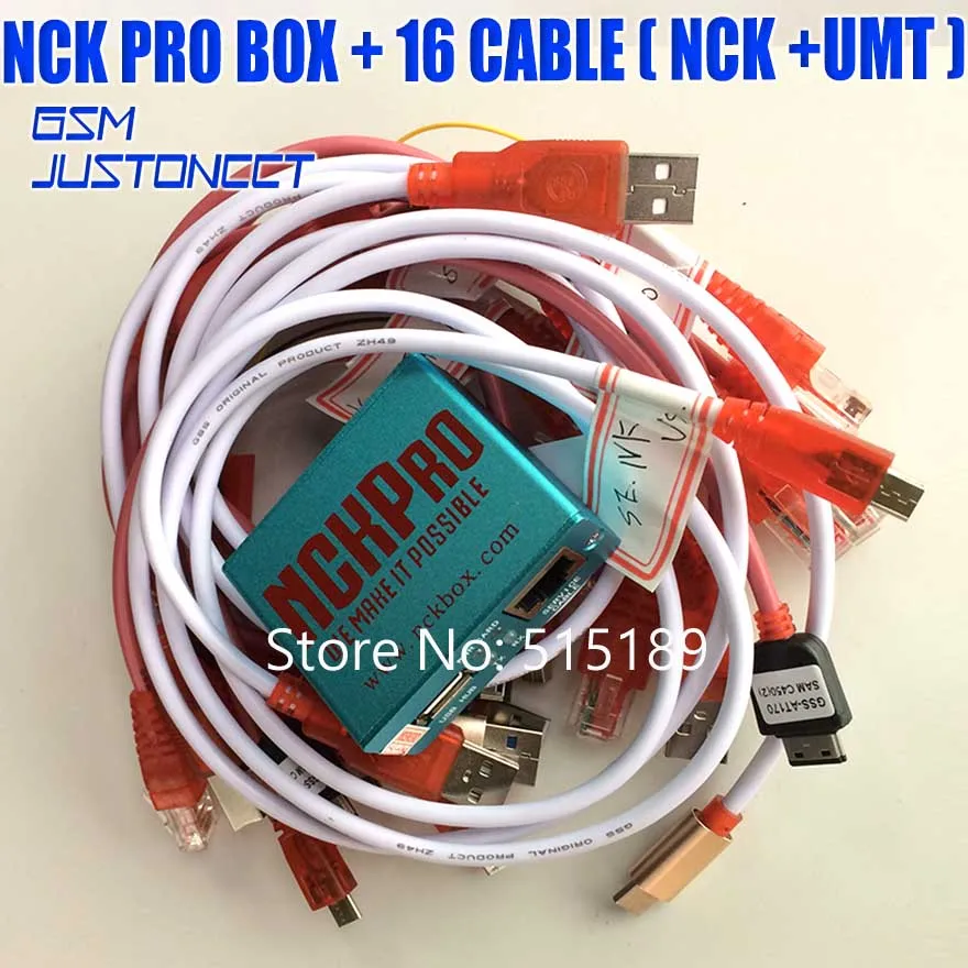 Новейшая Версия Оригинал NCK Pro box NCK Pro 2 коробки (поддержка NCK + UMT 2 в 1) новое обновление для huawei Y3, Y5, Y6 + 16 кабели