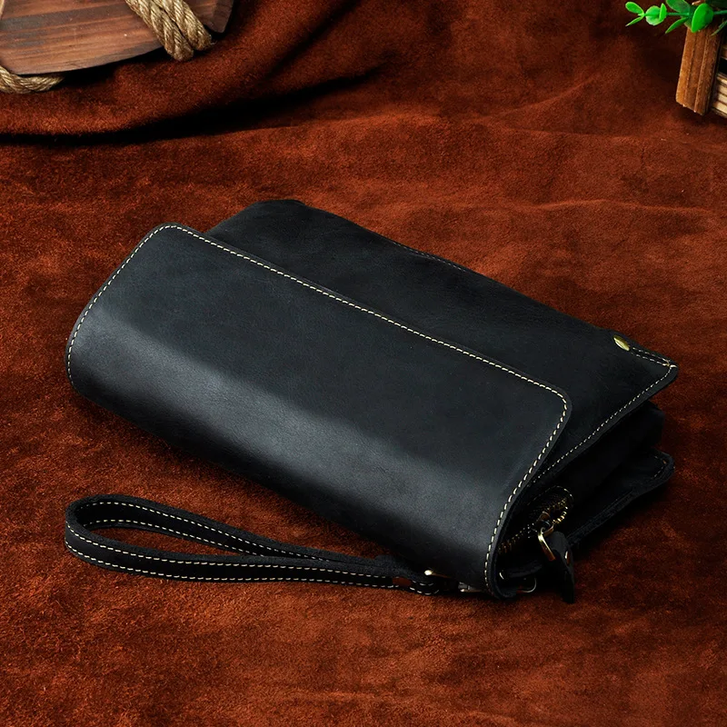 LAPOE Luxury Brand Men Wallets Purse Money Bag Leather Men Clutch Wallet Male Wrist Strap Baellerry Wallet carteira masculina LAPOE Luxury Brand Men Wallets Purse Money Bag Leather Men Clutch Wallet Male Wrist Strap Baellerry Wallet carteira masculina